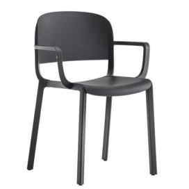 PEDRALI - Židle s područkami DOME 265 DS - černá