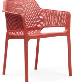 NARDI GARDEN - Židle NET korálově červená