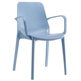 SCAB - Židle GINEVRA s područkami - modrá