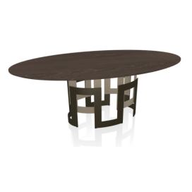 BONTEMPI - Oválný stůl Imperial, 200/250x106/116 cm