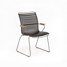 Houe Denmark - Židle CLICK s područkami vyšší, černá