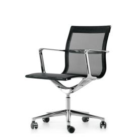 ICF - Židle UNA MANAGEMENT s područkami a nízkým opěrákem