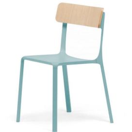 INFINITI - Jídelní židle RUELLE s dřevěným opěrákem