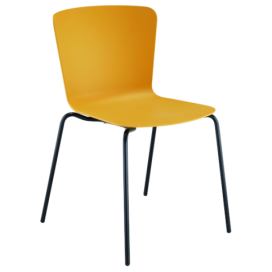 MIDJ - Plastová židle CALLA s kovovou podnoží