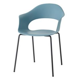 SCAB - Židle LADY B - modrá/antracitová