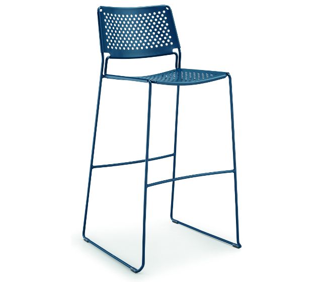 MIDJ - Celokovová barová židle SLIM - 