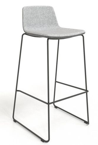 NARBUTAS - Barová židle TWIST&SIT s ližinovou podnoží - 
