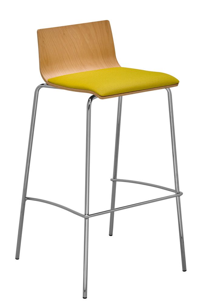RIM - Barová židle SITTY s čalouněným sedákem - 