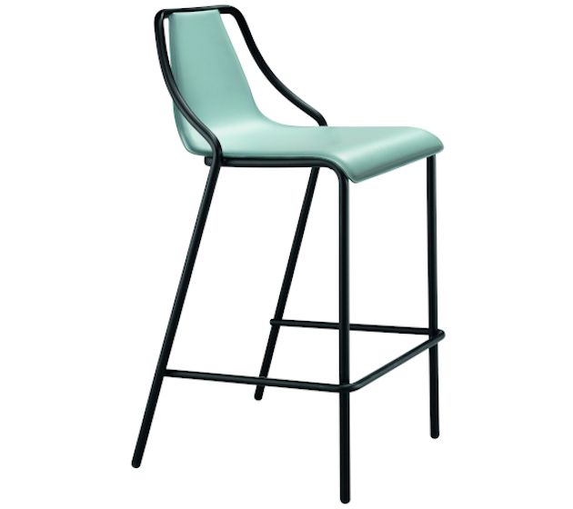 MIDJ - Barová židle OLA kožené čalounění - 