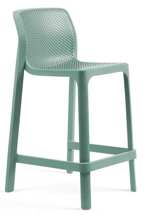 NARDI GARDEN - Barová židle NET MINI modrozelená - 