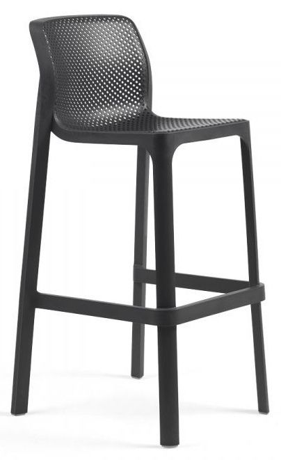 NARDI GARDEN - Barová židle NET antracit - 