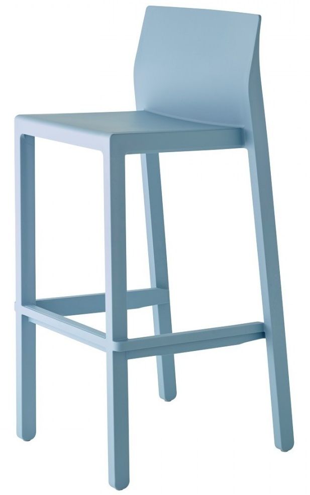 SCAB - Barová židle KATE nízká - modrá - 