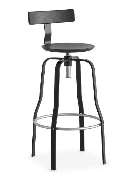 LAPALMA - Barová židle GIRO s opěradlem - 