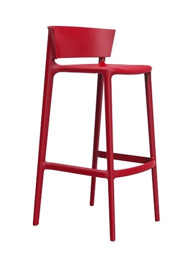 VONDOM - Barová židle AFRICA - červená - 