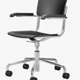 THONET - Kancelářská židle s područkami S 43 FDR