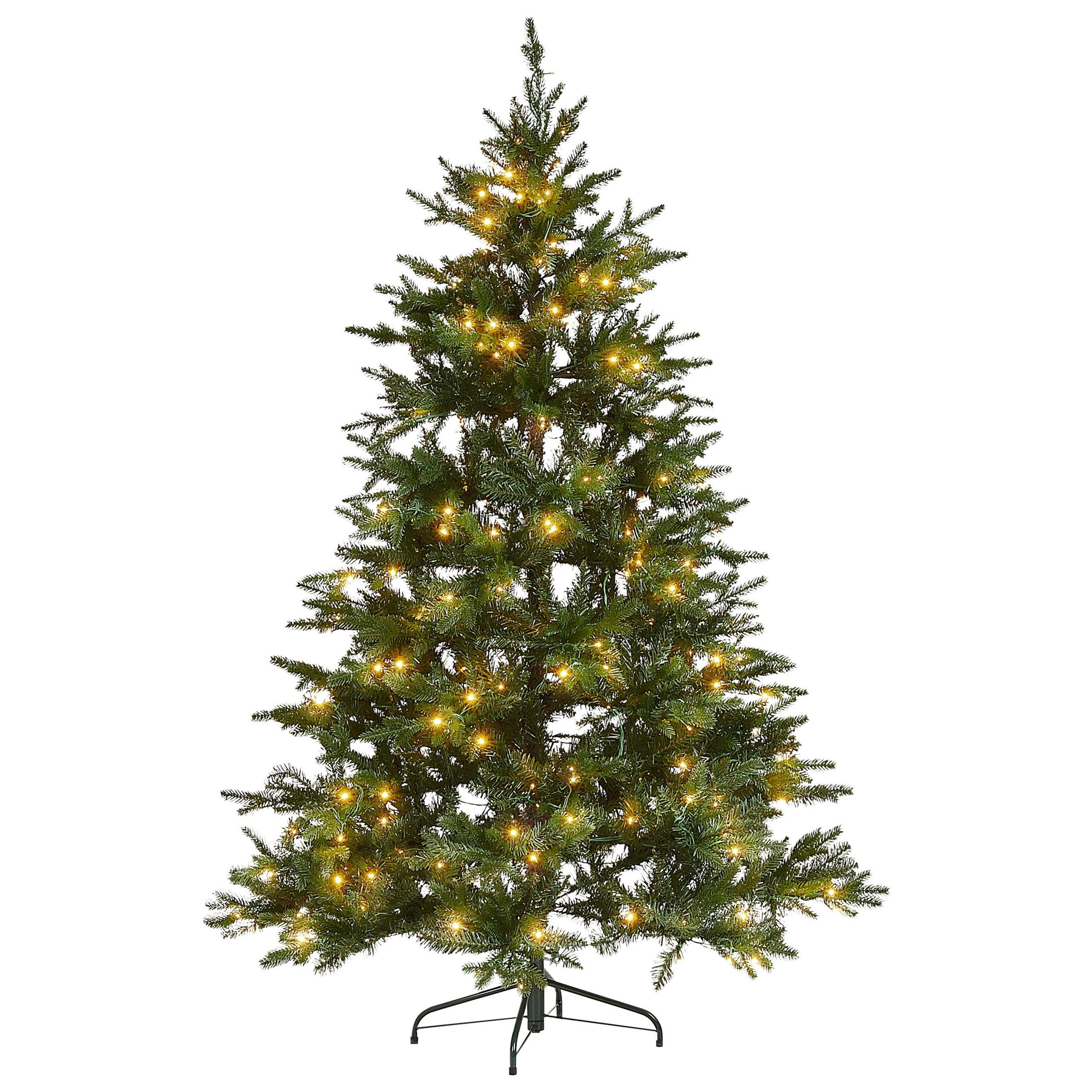 Vánoční stromek se světýlky 180 cm zelený FIDDLE - Beliani.cz