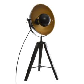 Atmosphera Stolní lampa LAHTI, černá, 70 cm
