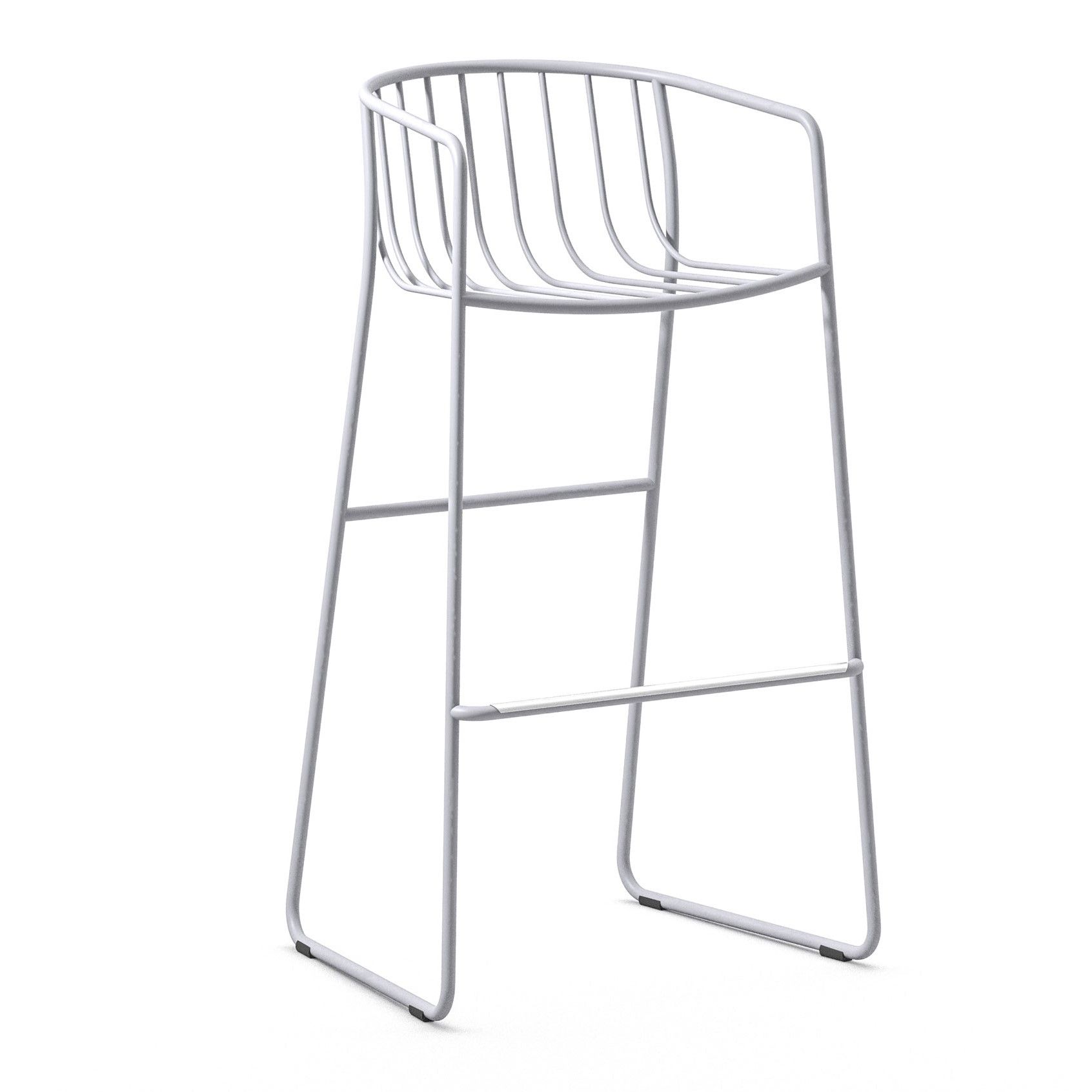ARRMET - Celokovová barová židle RANDA NUDE - 