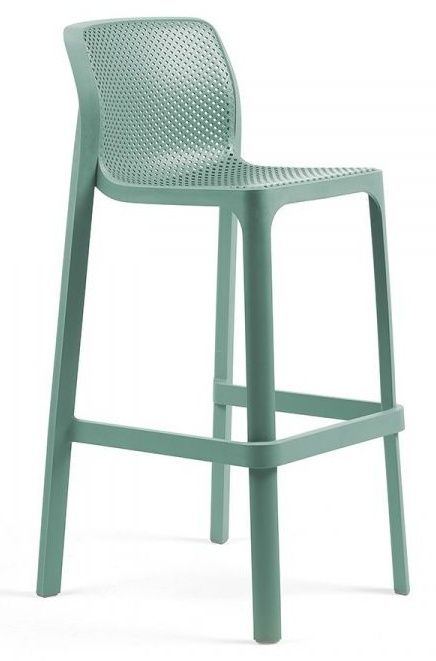 NARDI GARDEN - Barová židle NET modrozelená - 