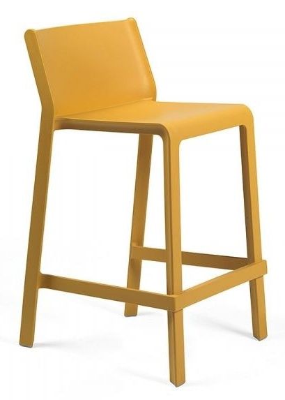 NARDI GARDEN - Barová židle TRILL hořčicově žlutá - 