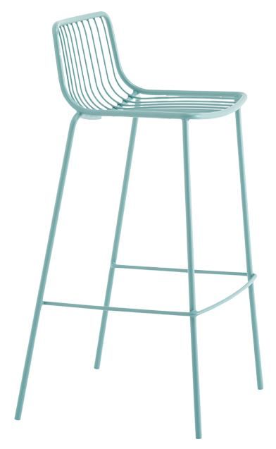 PEDRALI - Vysoká barová židle NOLITA 3658 DS - modrá - 