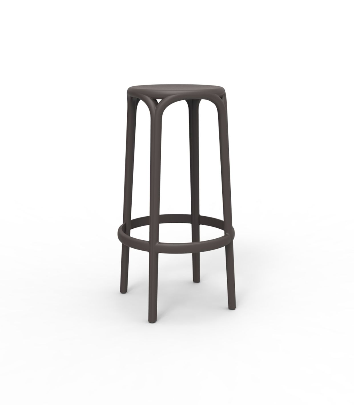 VONDOM - Barová židle BROOKLYN - bronzová - 