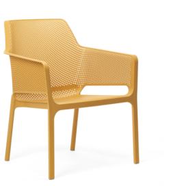 NARDI GARDEN - Židle NET RELAX hořčicově žlutá