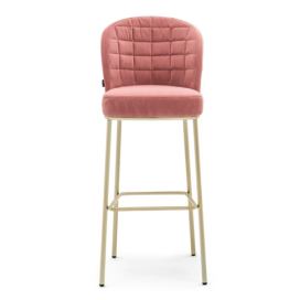 MONTBEL - Barová židle ROSE 03984 prošívaná