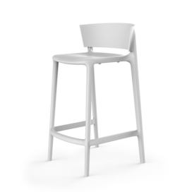 VONDOM - Nízká barová židle AFRICA - bílá