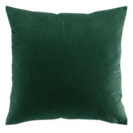 Douceur d\'intérieur Dekorační polštář CORD, 60 x 60 cm, zelený