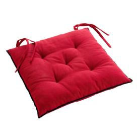 Douceur d\'intérieur Podsedák na židli MISTRALINE, 40 x 40 cm, červený