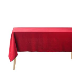 Douceur d\'intérieur Bavlněný ubrus MISTRALINE, obdélníkový, červený, 140 x 240 cm