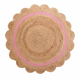 Douceur d\'intérieur Dětský koberec ROSALY, růžový, O 90 cm