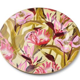 Mondex Dekorativní podtalíř Blanche Colours XLIV 33 cm květinový