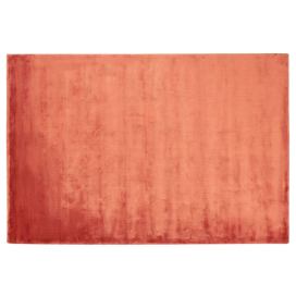 Viskózový koberec 160 x 230 cm oranžový GESI II Beliani.cz
