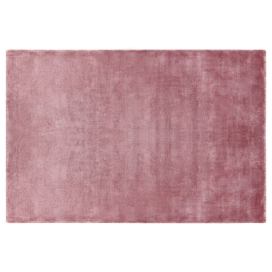 Viskózový koberec 160 x 230 cm růžový GESI II Beliani.cz