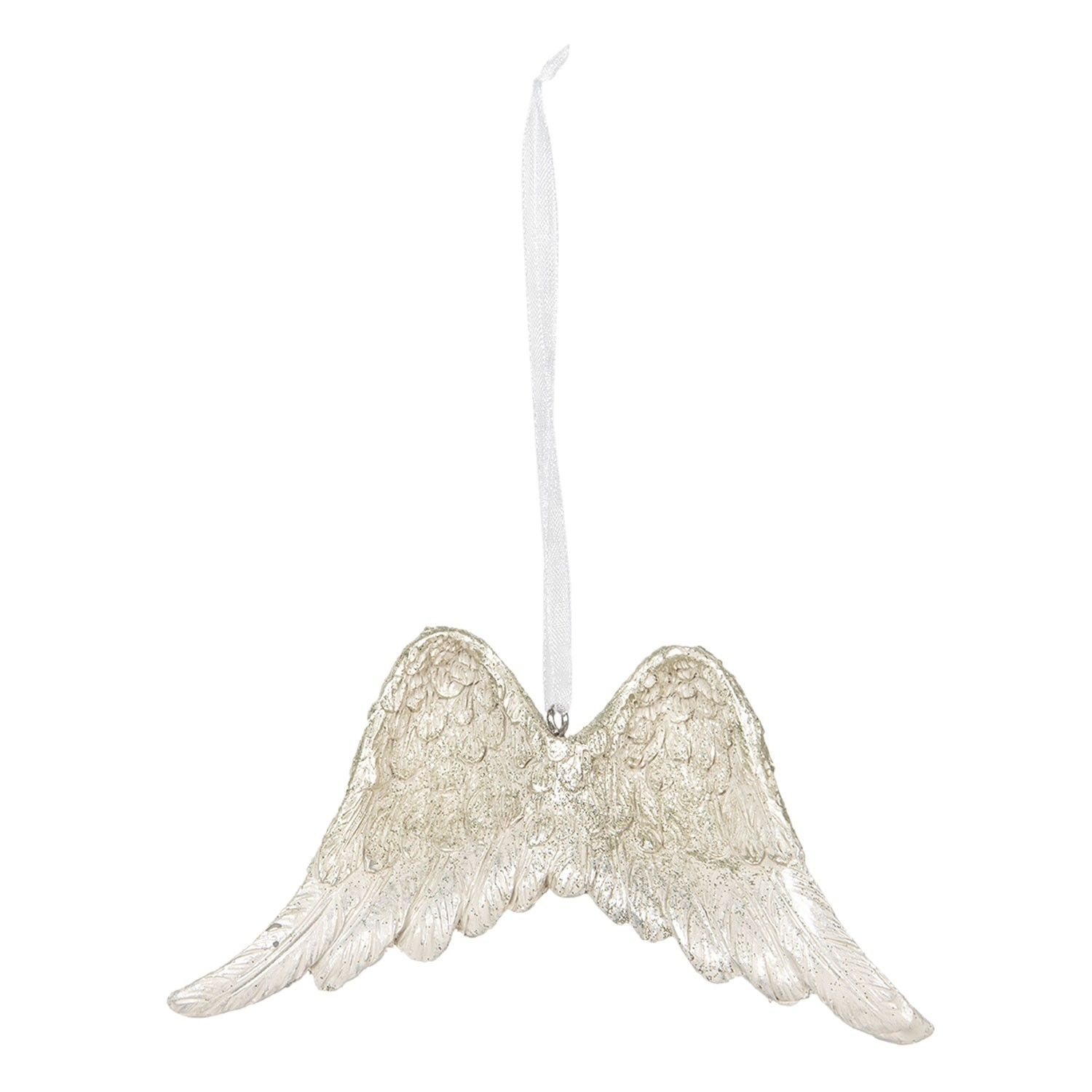 Závěsná dekorace andělská křídla - 12*2*9 cm Clayre & Eef - LaHome - vintage dekorace