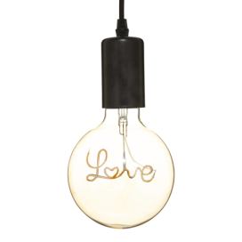 Atmosphera Designová žárovka LOVE, LED, G125