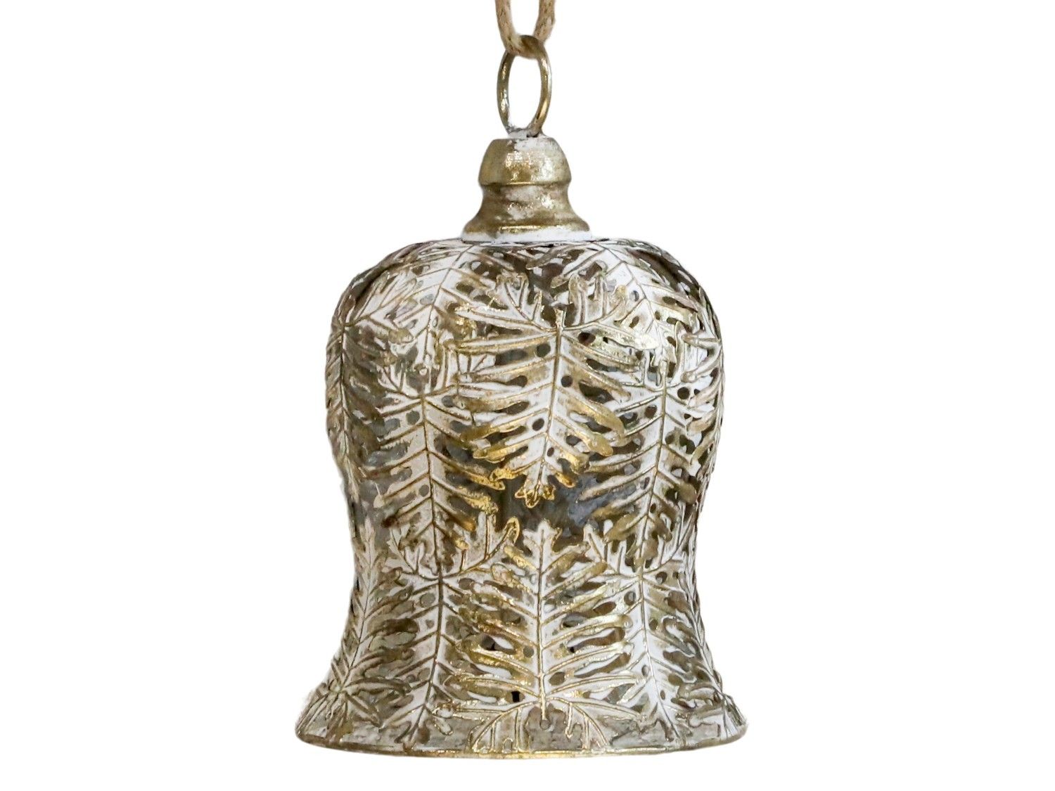 Bronzový antik kovový závěsný zvonek Vire - 14*21 cm Chic Antique - LaHome - vintage dekorace