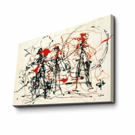 Wallity Reprodukce obrazu Jackson Pollock 070 45 x 70 cm Houseland.cz