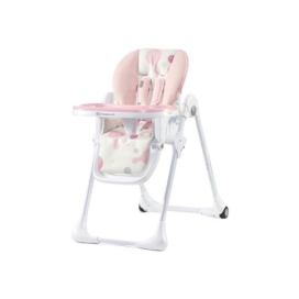 Kinderkraft KINDERKRAFT - Dětská jídelní židle YUMMY růžová/bílá 