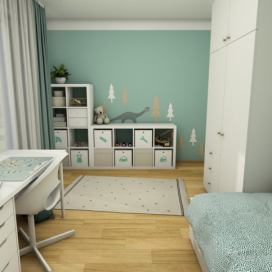 Dětský pokoj Ikea Kallax samolepky Pieris