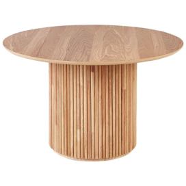 Kulatý jídelní stůl ⌀ 120 cm světlé dřevo VISTALLA