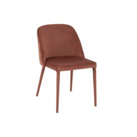 Starorůžová jídelní židle Charlotte - 58*80*51 cm J-Line by Jolipa