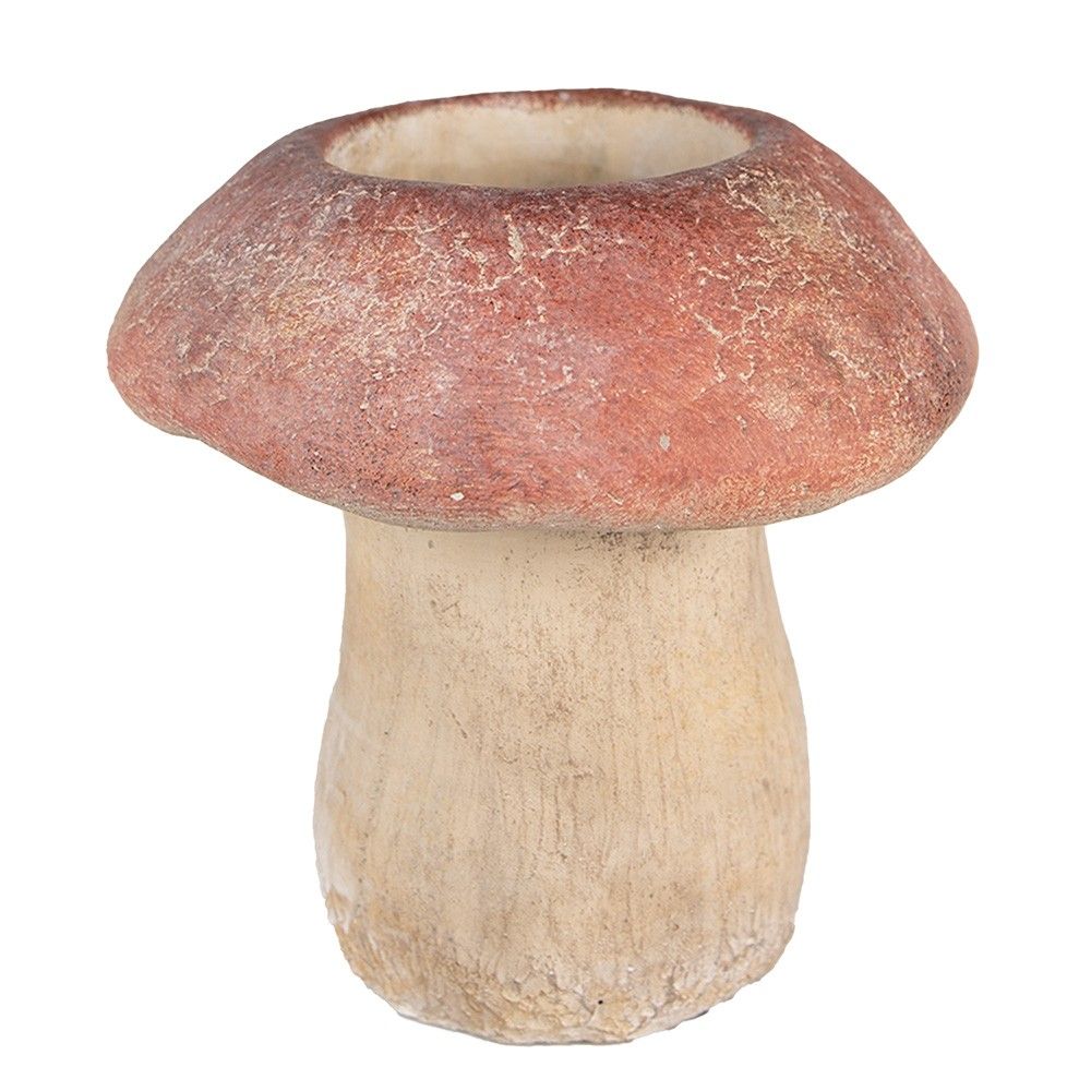 Cementový květináč houba Mushroom L - Ø 21*23 cm Clayre & Eef - LaHome - vintage dekorace