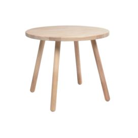 Dřevěný dětský stůl Kave Home Dilcia Ø 55 cm