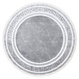 Dywany Łuszczów Kusový koberec Gloss 2813 27 greek grey kruh - 150x150 (průměr) kruh cm Mujkoberec.cz