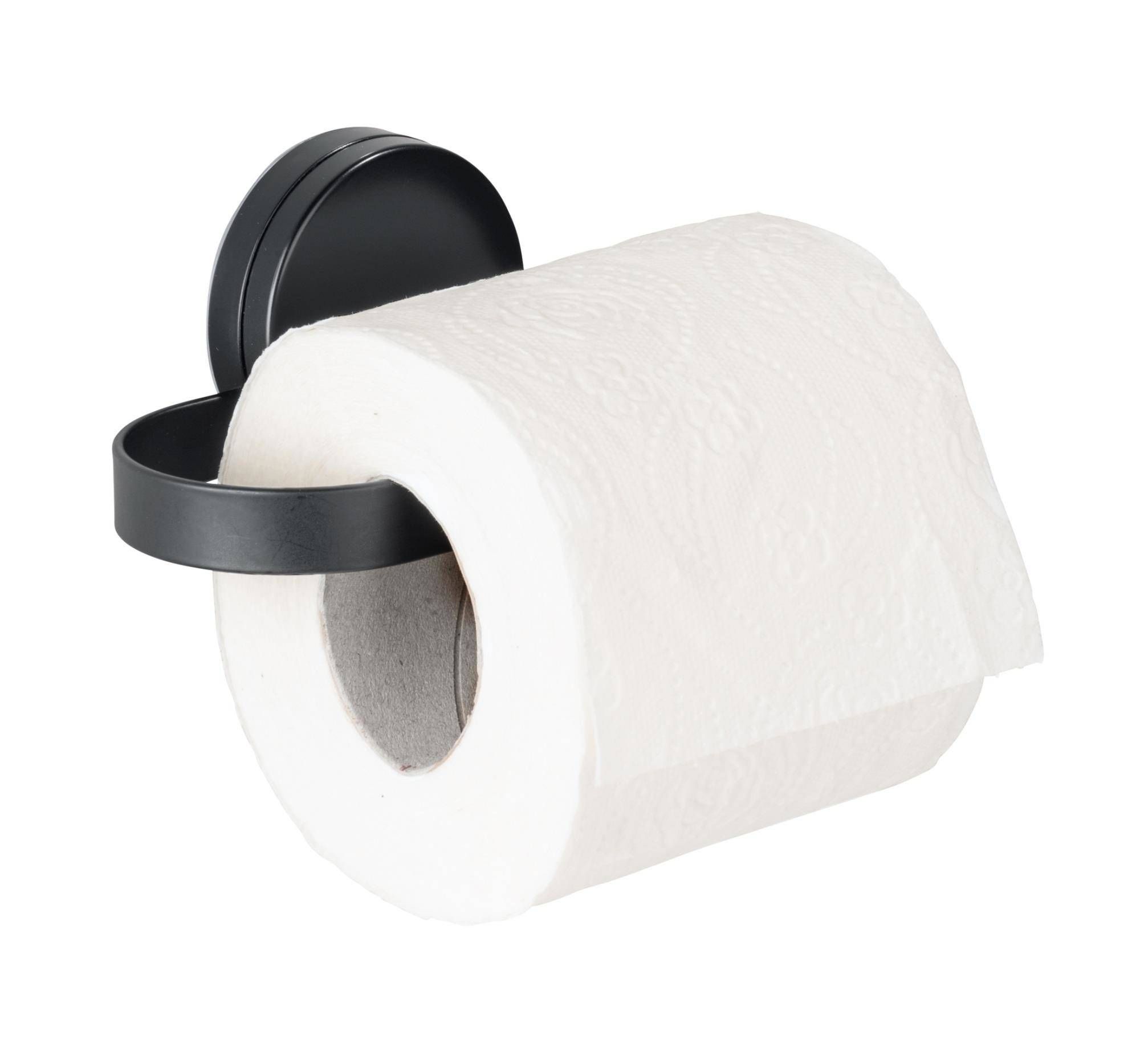 Držák toaletního papíru PAVIA Static-Loc, černý, Wenko - EMAKO.CZ s.r.o.