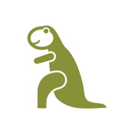 Pieris design Dinosaurus Tyranosaurus Rex - dětská samolepka na zeď bílá