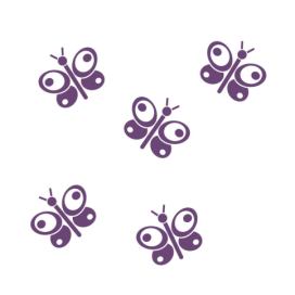 Pieris design Motýlci - samolepky na zeď bílá
